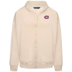 Montreal Canadiens Levelwear Uphill Stained Glass Full-Zip Hoodie Jacket - Khaki - NHL
