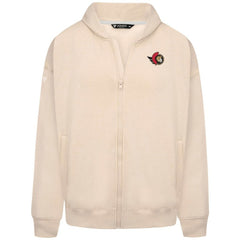 Ottawa Senators Levelwear Uphill Stained Glass Full-Zip Hoodie Jacket - Khaki - NHL