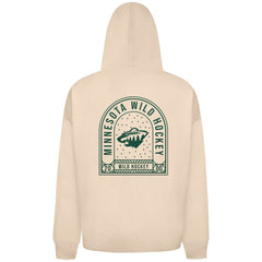 Minnesota Wild Levelwear Uphill Stained Glass Full-Zip Hoodie Jacket - Khaki - NHL