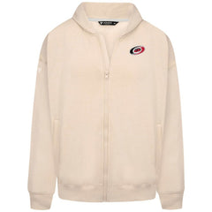 Carolina Hurricanes Levelwear Uphill Stained Glass Full-Zip Hoodie Jacket - Khaki - NHL