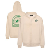 Dallas Stars Levelwear Uphill Stained Glass Full-Zip Hoodie Jacket - Khaki - NHL
