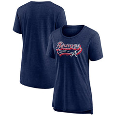 Atlanta Braves Women's League Leader Tri-Blend T-Shirt - MLB