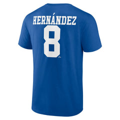 Enrique Hernandez Los Angeles Dodgers Icon Player Name & Number T-Shirt - MLB