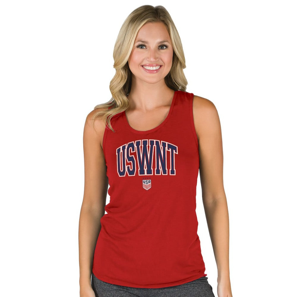 USWNT Concepts Sport Women's Marathon Racerback Scoop Neck Tank Top Red - FIFA World CUP