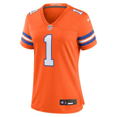 Jason Elam Denver Broncos Women's Mile High Collection 1977 Throwback Retired Player Game Jersey Orange | Nike for Sale