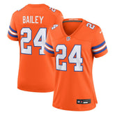 Champ Bailey Denver Broncos Women's Mile High Collection 1977 Throwback Retired Player Game Jersey Orange | Nike for Sale