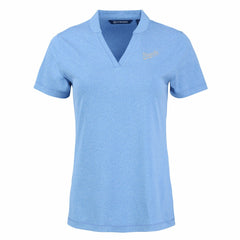 Kansas City Royals Cutter & Buck Women's Forge Stretch Blade DryTec V-Neck Polo - MLB