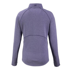 Colorado Rockies Cutter & Buck Women's Peshastin Eco Fleece Recycled Raglan Half-Zip Top - MLB