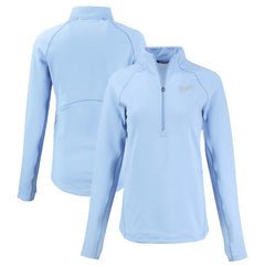 Kansas City Royals Cutter & Buck Women's Peshastin Eco Fleece Recycled Raglan Half-Zip Top - MLB