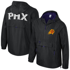 Phoenix Suns Stadium Essentials Unisex Compete Quarter-Zip Windbreaker Jacket Black - NBA