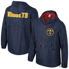 Denver Nuggets Stadium Essentials Unisex Compete Quarter-Zip Windbreaker Jacket Navy - NBA