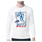 Buffalo Bills Starter Player Grid Graphic Long Sleeve T-Shirt White | NFL