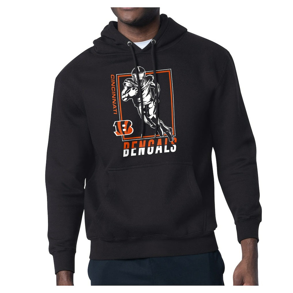 Cincinnati Bengals Starter Player Grid Pullover Hoodie Black | NFL