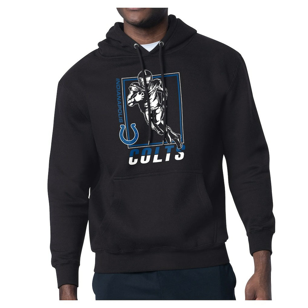 Indianapolis Colts Starter Player Grid Pullover Hoodie Black | NFL