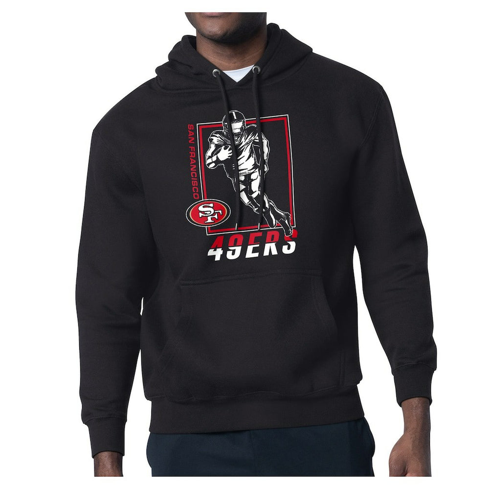 San Francisco 49ers Starter Player Grid Pullover Hoodie Black | NFL