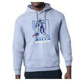 Buffalo Bills Starter Player Grid Pullover Hoodie Heather Gray | NFL