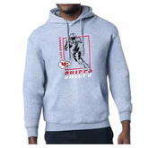 Kansas City Chiefs Starter Player Grid Pullover Hoodie Heather Gray | NFL