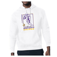 Minnesota Vikings Starter Player Grid Pullover Hoodie White | NFL