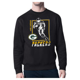 Green Bay Packers Starter Player Grid Pullover Sweatshirt Black | NFL