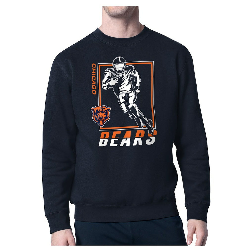 Chicago Bears Starter Player Grid Pullover Sweatshirt Navy | NFL