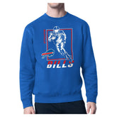 Buffalo Bills Starter Player Grid Pullover Sweatshirt Royal | NFL