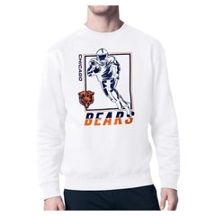Chicago Bears Starter Player Grid Pullover Sweatshirt White | NFL