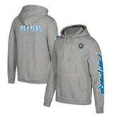 Julius Peppers Carolina Panthers Name & Number Pullover Hoodie – Heather Gray | Mitchell & Ness