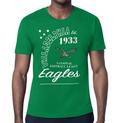 Philadelphia Eagles Starter Arch City Retro Logo T-Shirt Kelly Green | NFL