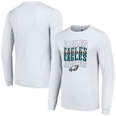 Philadelphia Eagles Starter Team Name Graphic Long Sleeve T-Shirt White | NFL