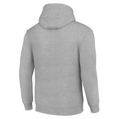 Cincinnati Bengals Starter Four Team Name Logo Fleece Pullover Hoodie Heather Gray | NFL