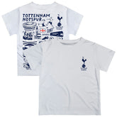Tottenham Hotspur Vive La Fete Youth Impressions Artwork T-Shirt White - FIFA World CUP