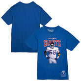 Lawrence Taylor New York Giants Sideline Retired Player T-Shirt Royal | Mitchell & Ness