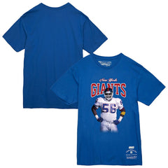 Lawrence Taylor New York Giants Sideline Retired Player T-Shirt Royal | Mitchell & Ness