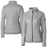 Green Bay Packers Cutter & Buck Women's Rainier PrimaLoft Eco Insulated Full-Zip Puffer Jacket Gray | NFL