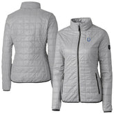 Indianapolis Colts Cutter & Buck Women's Rainier PrimaLoft Eco Insulated Full-Zip Puffer Jacket Gray | NFL