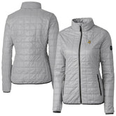 Minnesota Vikings Cutter & Buck Women's Rainier PrimaLoft Eco Insulated Full-Zip Puffer Jacket Gray | NFL
