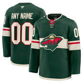 Minnesota Wild Fanatics Home Premium Custom Jersey - Green - NHL