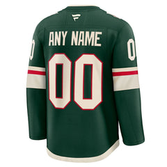 Minnesota Wild Fanatics Home Premium Custom Jersey - Green - NHL