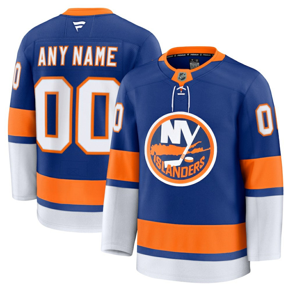 New York Islanders Fanatics Home Premium Custom Jersey - Royal - NHL