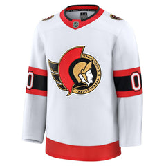 Ottawa Senators Fanatics Away Premium Custom Jersey - White - NHL