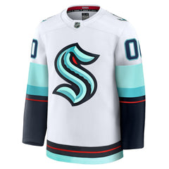 Seattle Kraken Fanatics Away Premium Custom Jersey - White - NHL