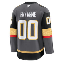 Vegas Golden Knights Fanatics Alternate Premium Custom Jersey - Gray - NHL