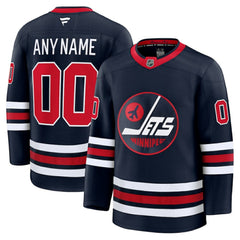 Winnipeg Jets Fanatics Alternate Premium Custom Jersey - Navy - NHL