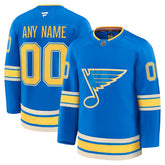 St. Louis Blues Fanatics Alternate Premium Custom Jersey - Blue - NHL