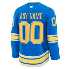 St. Louis Blues Fanatics Alternate Premium Custom Jersey - Blue - NHL