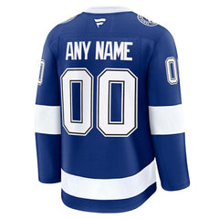 Tampa Bay Lightning Fanatics Home Premium Custom Jersey - Blue - NHL