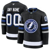 Tampa Bay Lightning Fanatics Alternate Premium Custom Jersey - Black - NHL