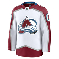 Colorado Avalanche Fanatics Away Premium Custom Jersey - White - NHL