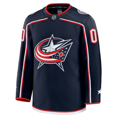 Columbus Blue Jackets Fanatics Home Premium Custom Jersey - Navy - NHL