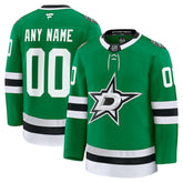 Dallas Stars Fanatics Home Premium Custom Jersey - Kelly Green - NHL